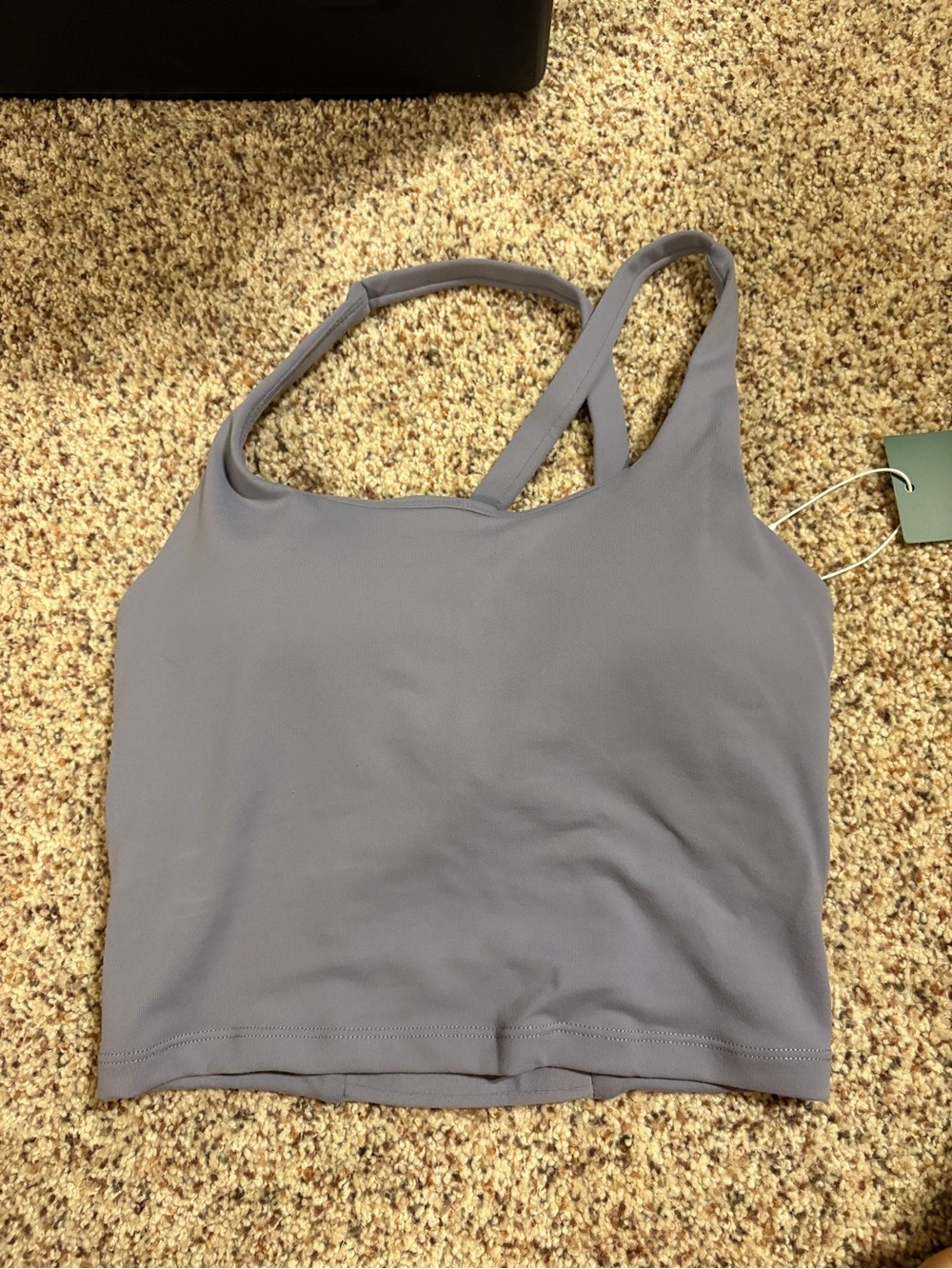 Women’s Halara Strap Crop Tank - Gray
